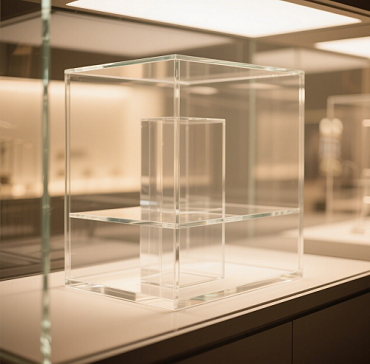 Custom tempered glass for Display Cases