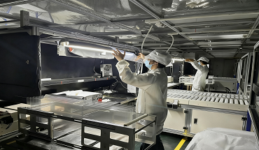 Anti Glare Etched Glass Inspection