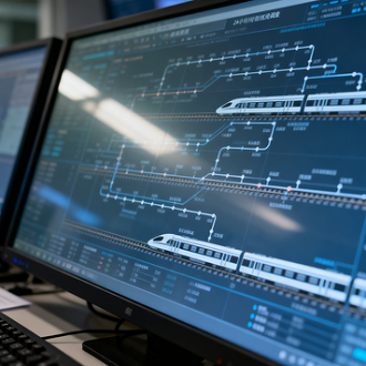 Command Center Anti-Glare Glass for Railway Traffic Control Screens